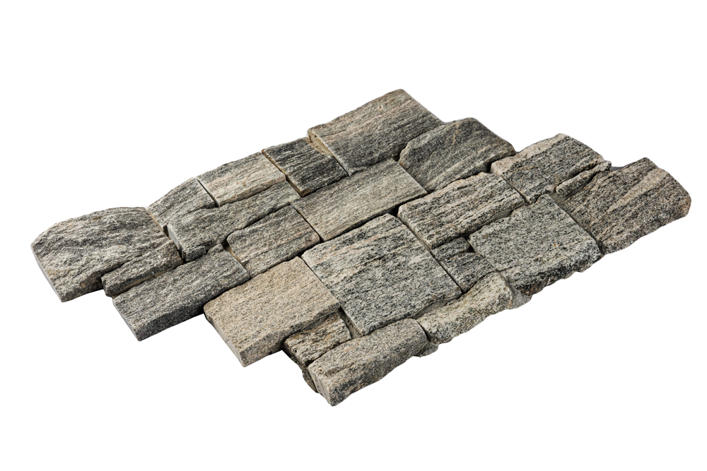 Панели из натурального камня 3D панели RKS SLATE Гранит Sesame Grey Country. Грубый камень.