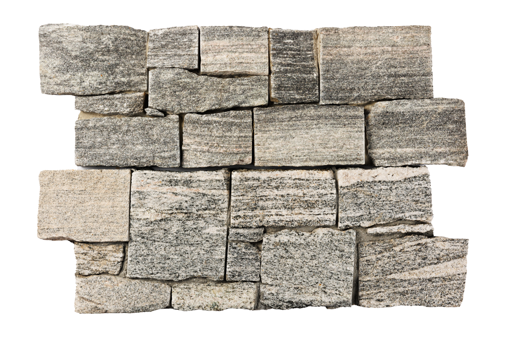 Панели из натурального камня 3D панели RKS SLATE Гранит Sesame Grey Country. Грубый камень.