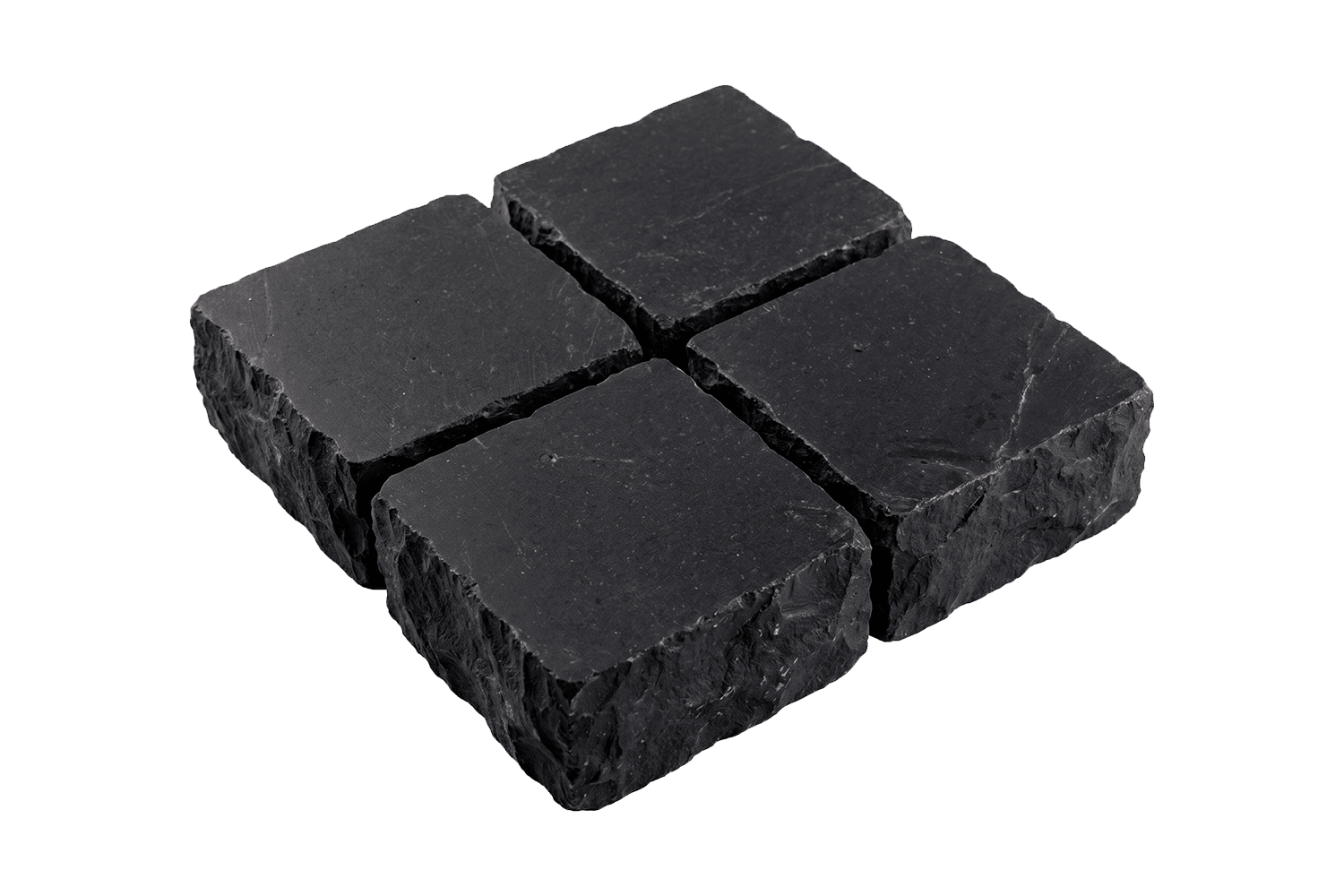RKS Slate Belgian Black Limestone 100х100 мм. Прочная тротуарная плитка и плитка для пола из натурального известняка. Лучшая цена на плитку из камня известняк
