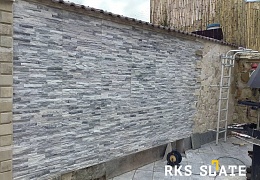 3D панели RKS SLATE Мрамор Cloudy Grey Classic