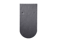 Кровельный Сланец RKS SLATE Charcoal, бобровый хвост 400х200 мм