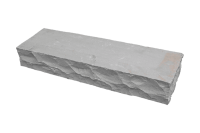 Серая Ступень из камня, Belgian Grey, колотая, 1000х300х150 мм из натурального камня песчаник