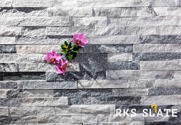 3D панели RKS SLATE Мрамор Cloudy Grey Classic