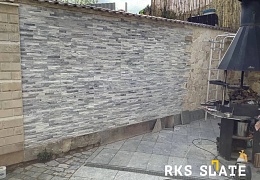 3D панели RKS SLATE Мрамор Cloudy Grey Classic