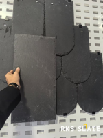 Кровельный Сланец RKS SLATE Charcoal, бобровый хвост 400х200 мм