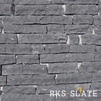Фасадный камень для фасада RKS SLATE Black Canyon Strips
