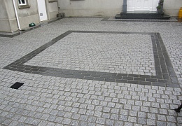 Брусчатка RKS Slate Belgian Black 100х100 мм
