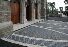 Брусчатка RKS Slate Belgian Black 100х100 мм